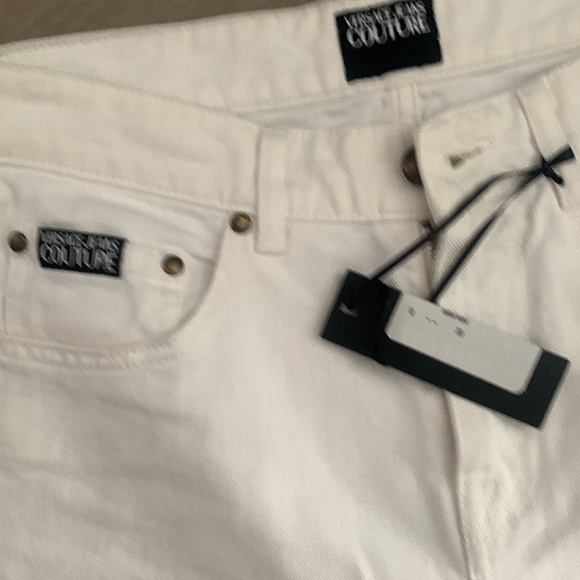 Versace Couture white jeans, size 30, new with tags - Picture 2 of 5